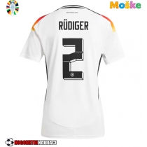 Moške Nogometnih dresov Nemčija Antonio Rudiger #2 Domači EP 2024 Kratki rokavi